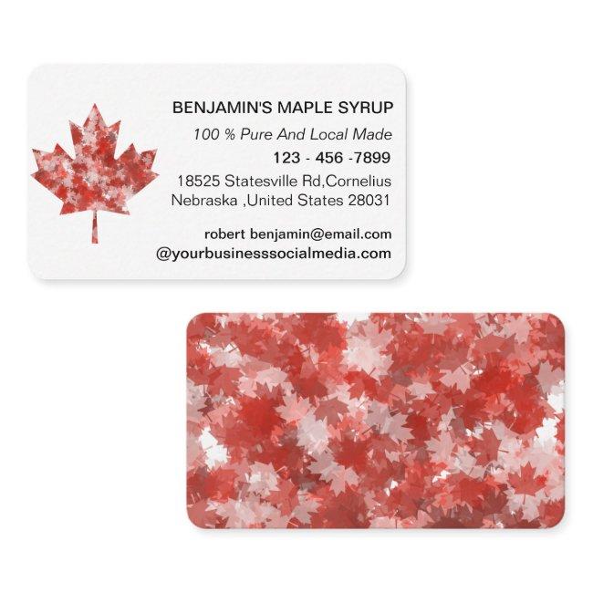 Maple Leaf Red Canada