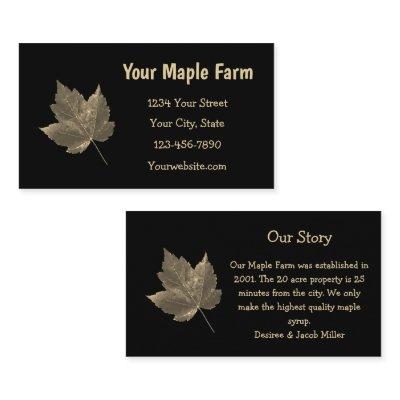 Maple Syrup Farm Beige Black Country Rustic