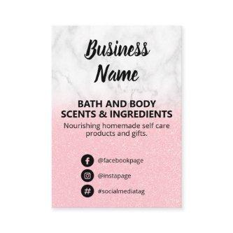 Marble Glitter Bath And Body Scent Ingredient List