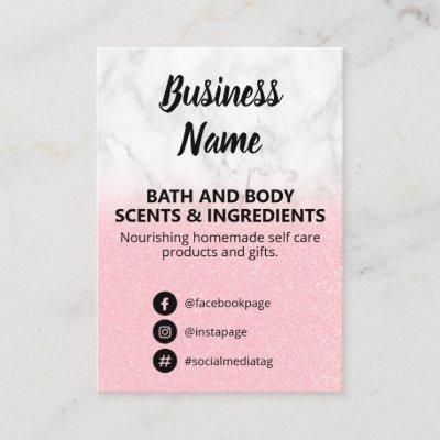 Marble Glitter Bath And Body Scent Ingredient List