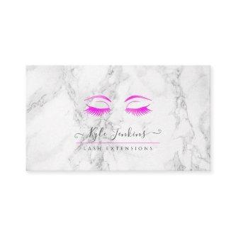 MARBLE HOT PINK EYE LASHES