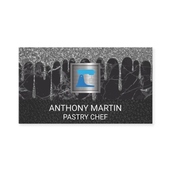 Marble Leather | Mixer | Glitter Drip Frosting