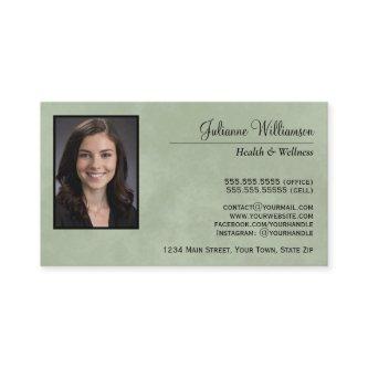 Marbled Sage Green Simple Professional Photo