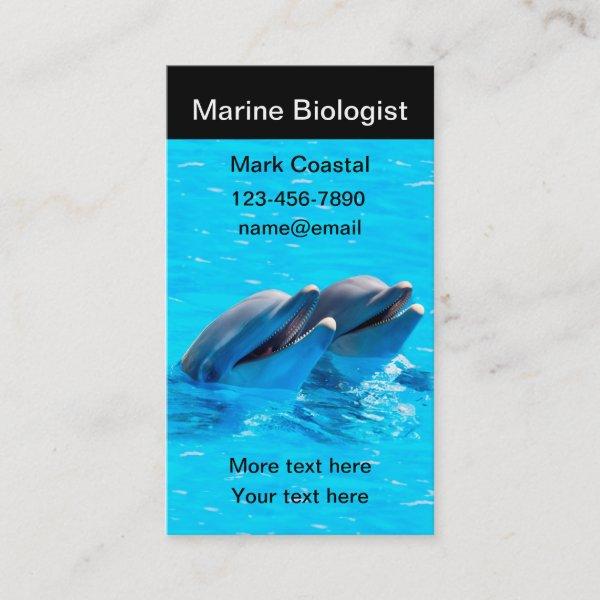 Marine Biologist Dolphin Theme