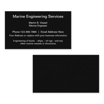 Marine Engineering Services Black Core Design