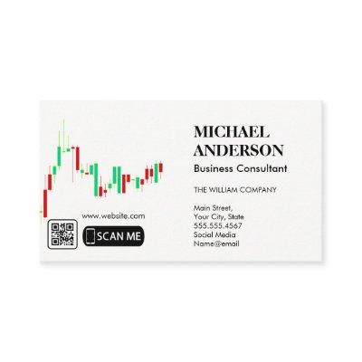 Marketing Consulting | Graph Data Chart | QR Code