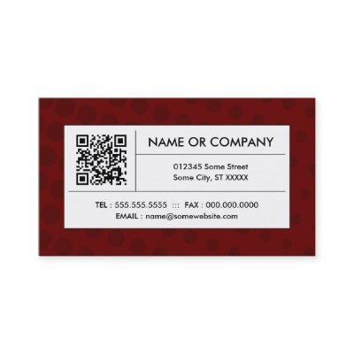 maroon halftone QR code
