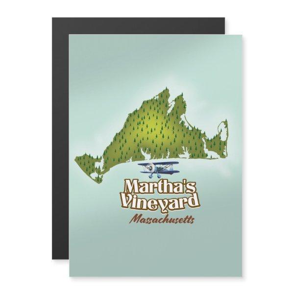 Martha's vineyard Massachusetts travel poster