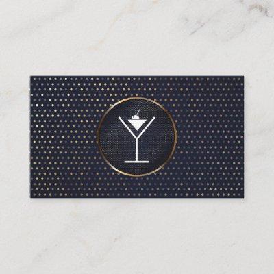 Martini / Mixology | Gold Metallic Speckled Patter