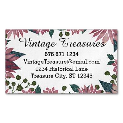 Masala Mulled Wine Floral Pattern  Magnet