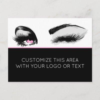 Mascara or Eyelash Business Postcard