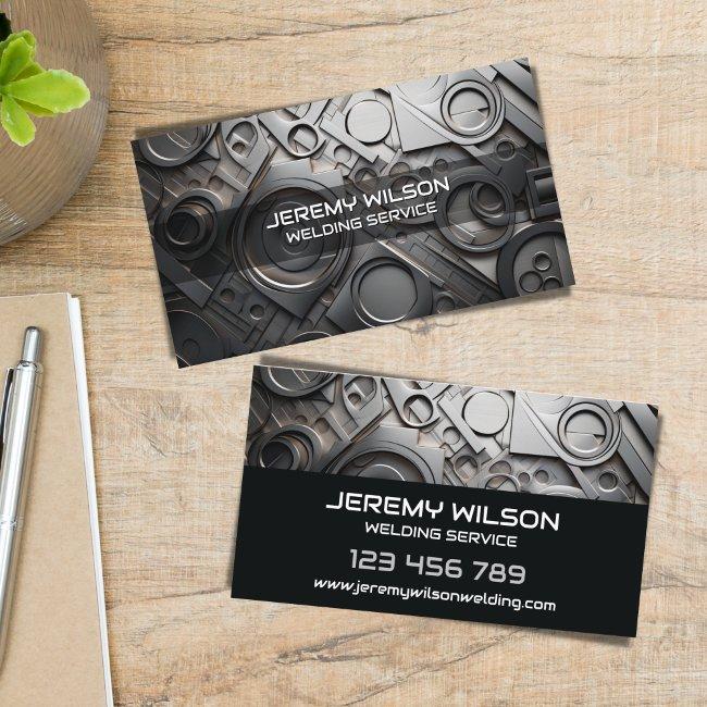 Masculine Welder Metal Welding Service Steelwork