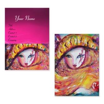 MASK IN YELLOW ,Pink Fuchsia Purple Amethyst