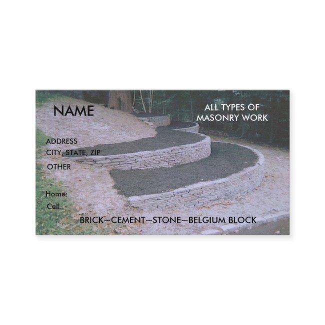 Mason Bricklayer Stone Brick work