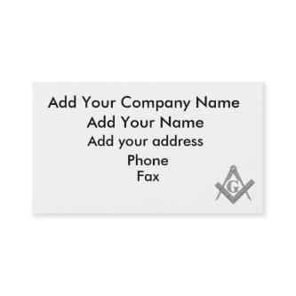Masonic Card
