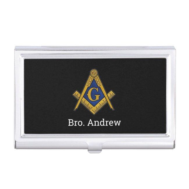 Masonic Freemason Freemasons Square and Compass  Case