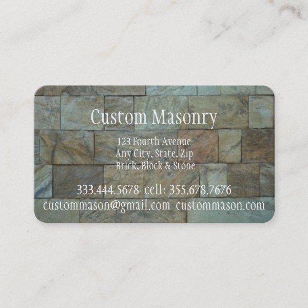 Masonry Brick, Block Custom Business