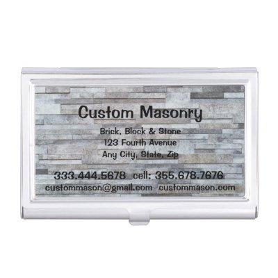 Masonry Brick, Block Stone Custom   Case