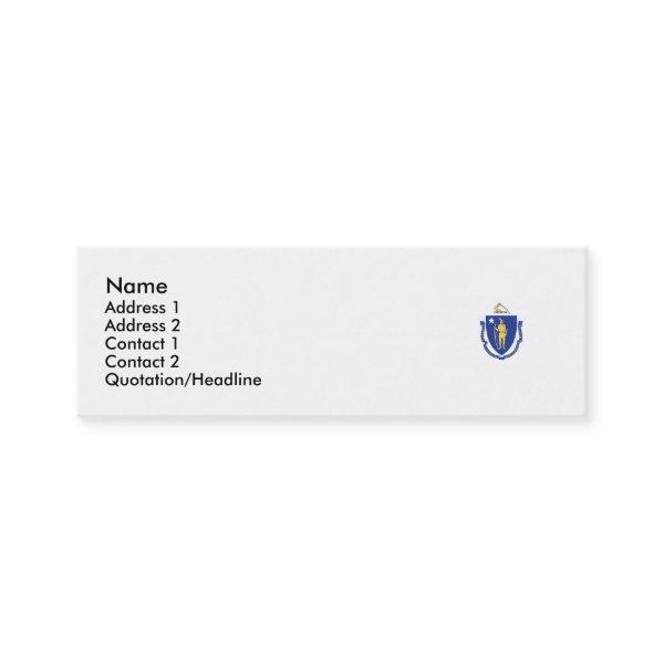 Massachusetts State Flag Mini