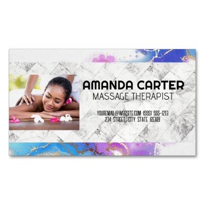 Massage Session | Watercolor | Marble  Magnet