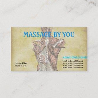 Massage therapist  template