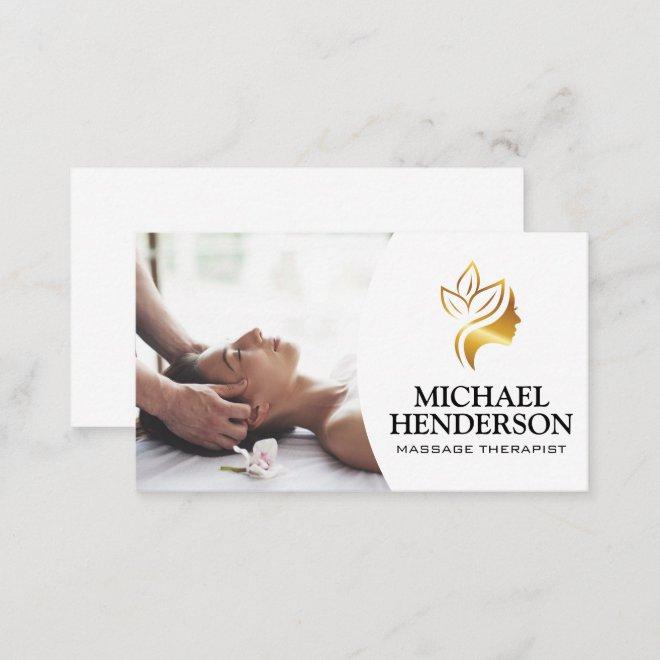 Massage Therapist | Gold Beauty Logo