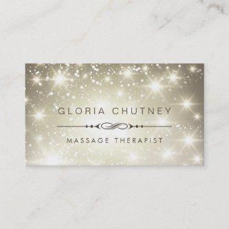 Massage Therapist - Sparkling Bokeh Glitter