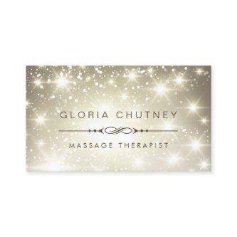 Massage Therapist - Sparkling Bokeh Glitter