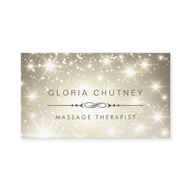 Massage Therapist - Sparkling Bokeh Glitter