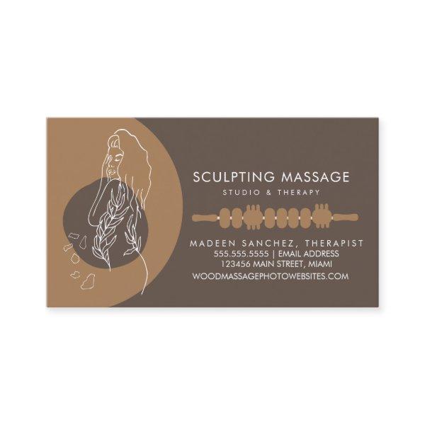 Massage Therapist Wood Therapy Sculpting Body