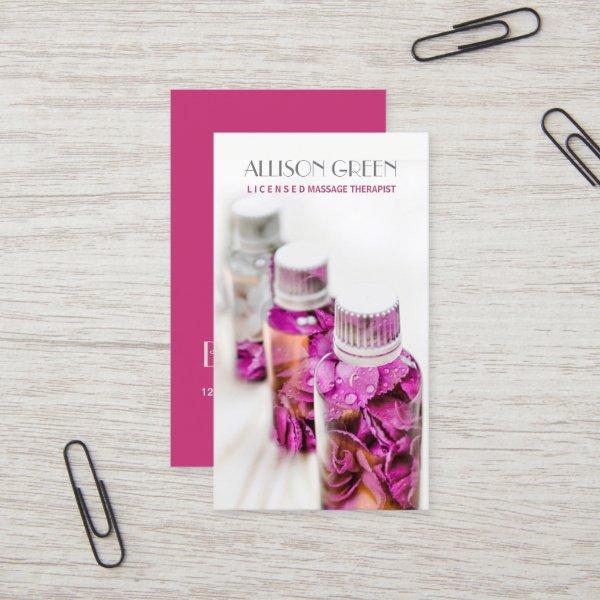 Massage Therapy Rose Essential Oil Aromatherapy