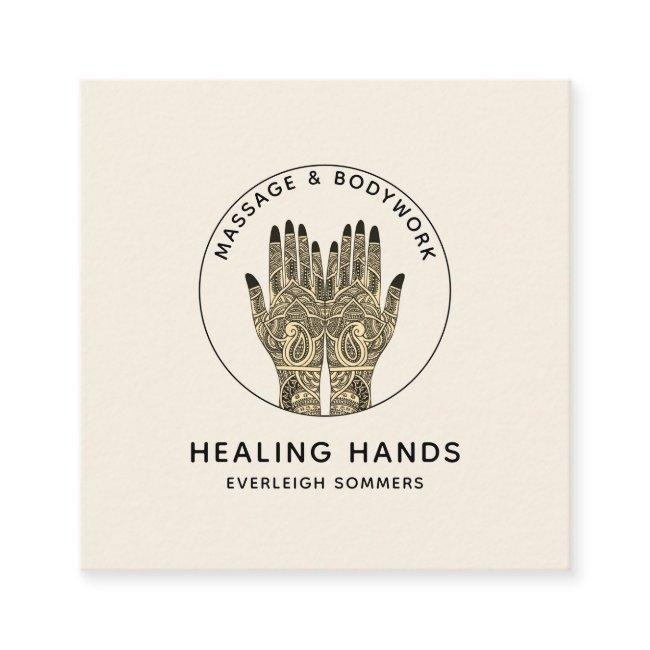 Massage Therapy With Appointment Reminder Square