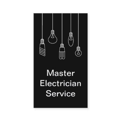 Master Electrician Modern Vertical