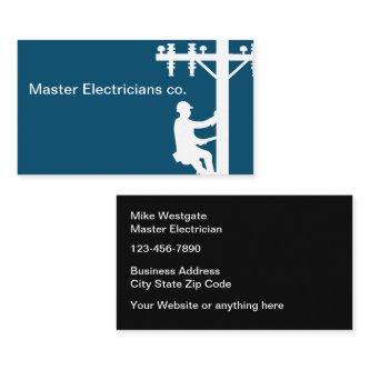 Master Electrician Service Double Side