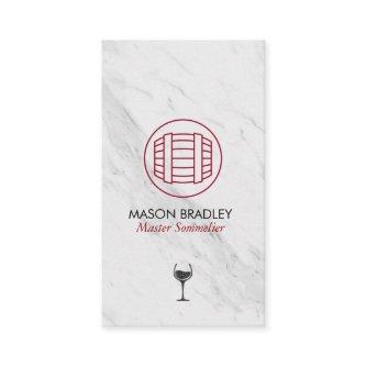 Master Sommelier Wine Barrel Marble