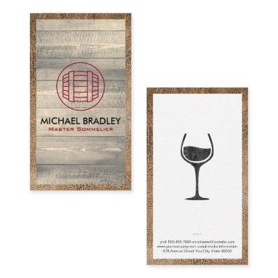 Master Sommelier Wine Barrel Wooden Boards