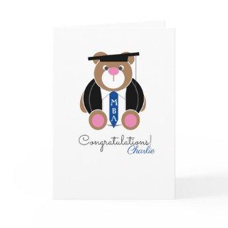 Masters in Business Administration MBA bear card
