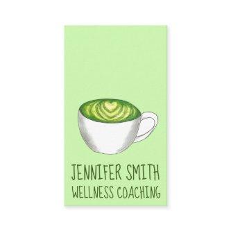 Matcha Green Tea Latte Zen Wellness Meditation Spa