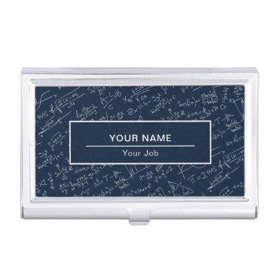 Math Diagrams and Formulas Pattern  Case