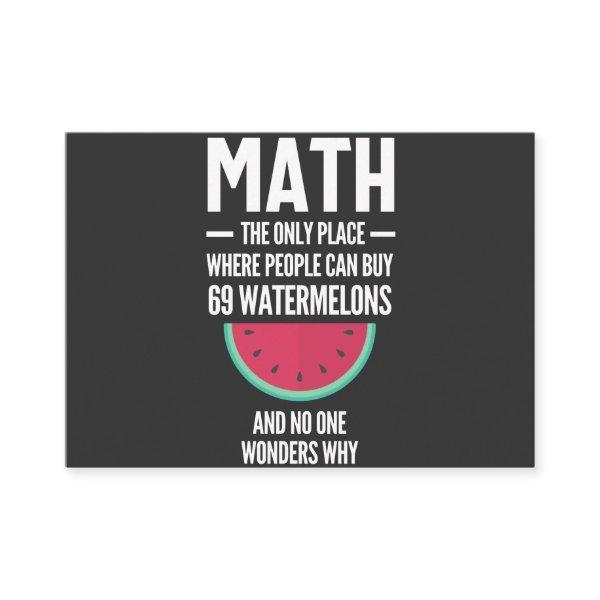 Math. Funny Math Sarcasm Quote Gift