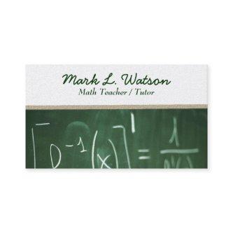 Math Teacher