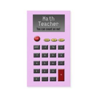 Math Teacher
