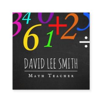 Math Teacher / Math Tutor Square