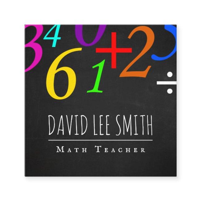 Math Teacher / Math Tutor Square