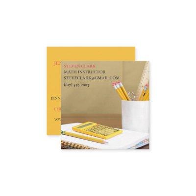 Math Teacher/Mathematician/ Educator Calculator  Square