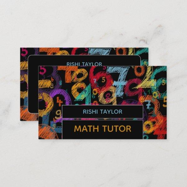 Mathematic Number Design, Math Tutor, Teacher