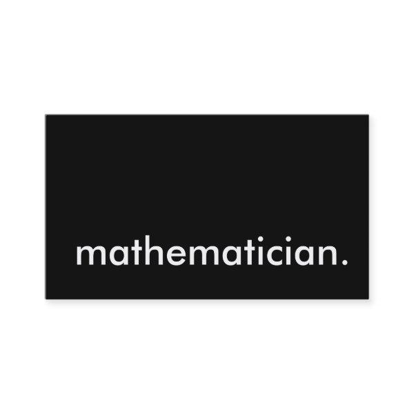 mathematician.