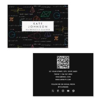 Mathematics Teacher Tutor Equations Math Formulas