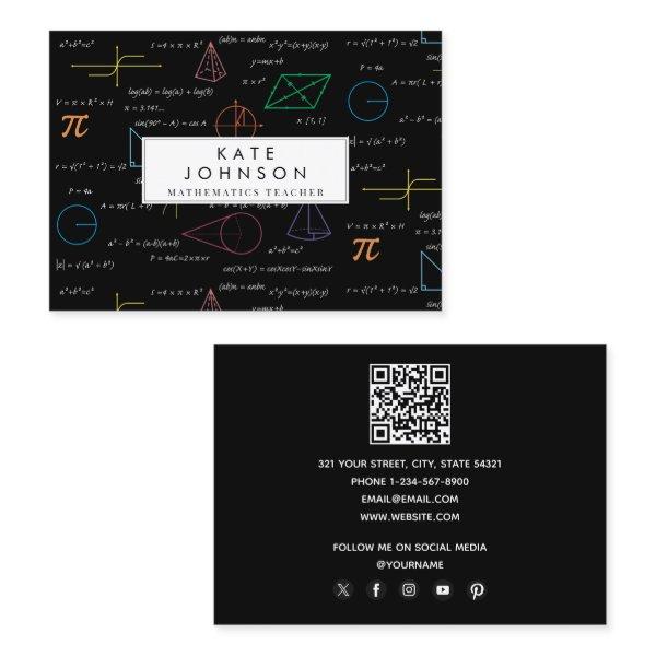 Mathematics Teacher Tutor Equations Math Formulas