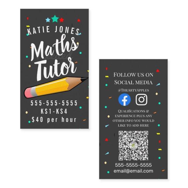 maths English tutor home learning exams
